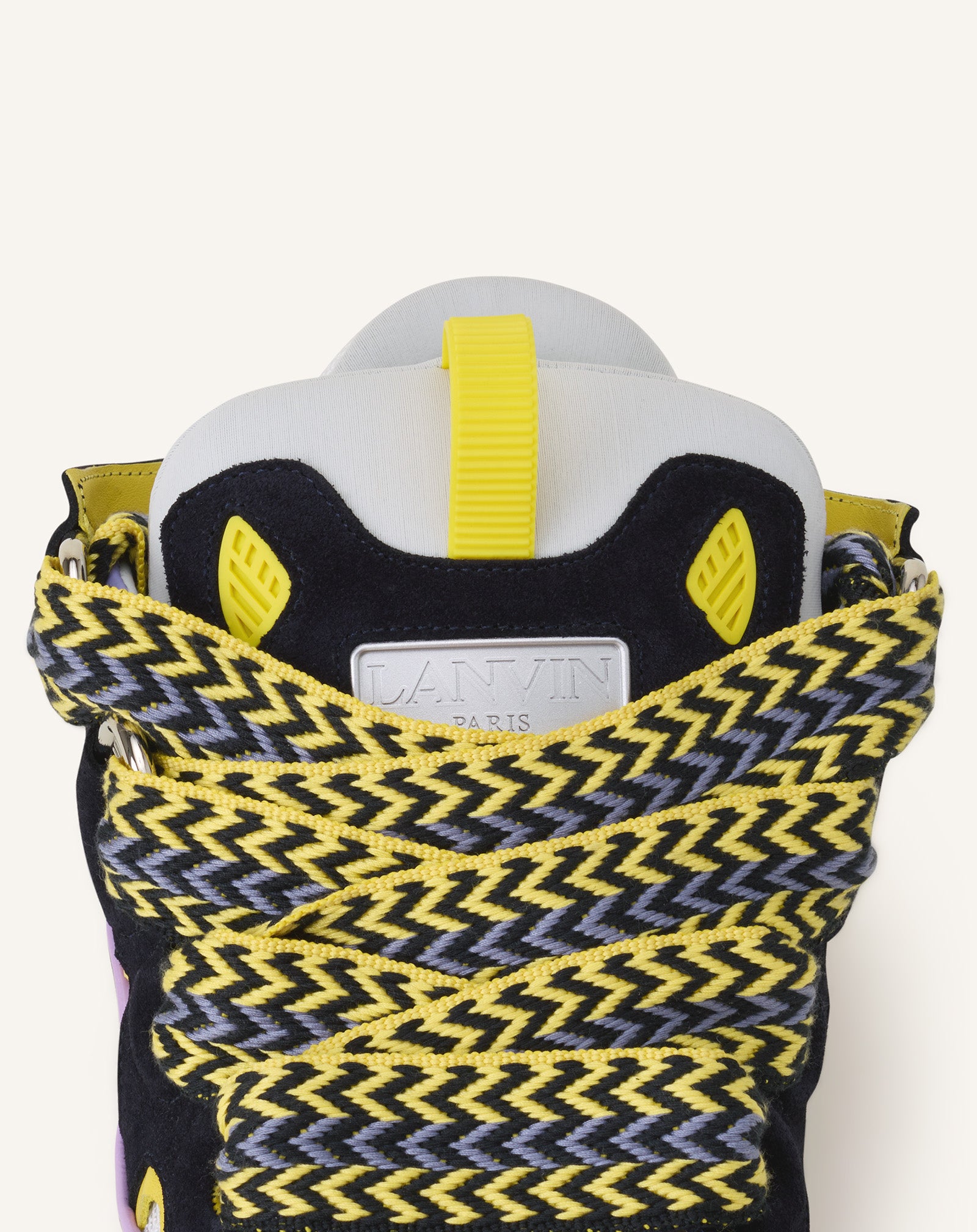 BLUE CURB SNEAKERS IN LEATHER