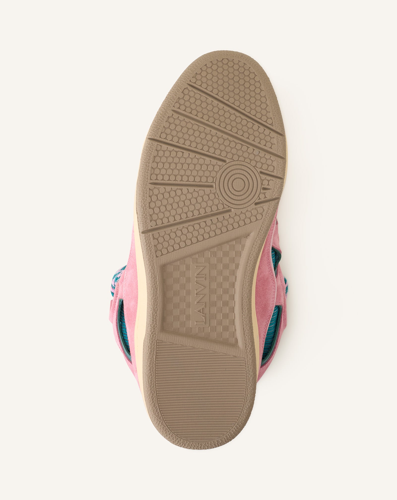 GREEN CURB SNEAKERS IN LEATHER