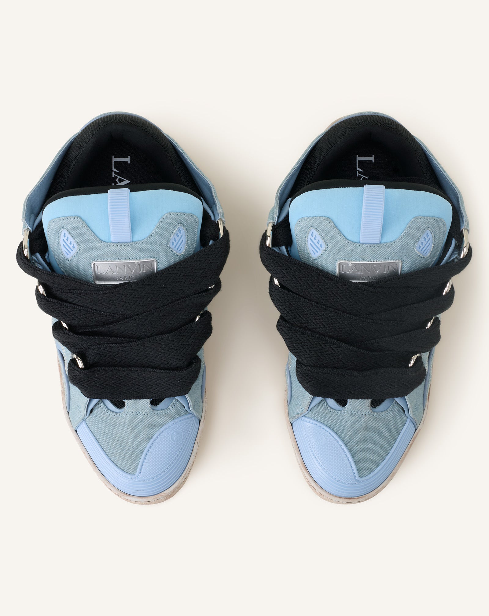 BLUE CURB CANVAS SNEAKERS