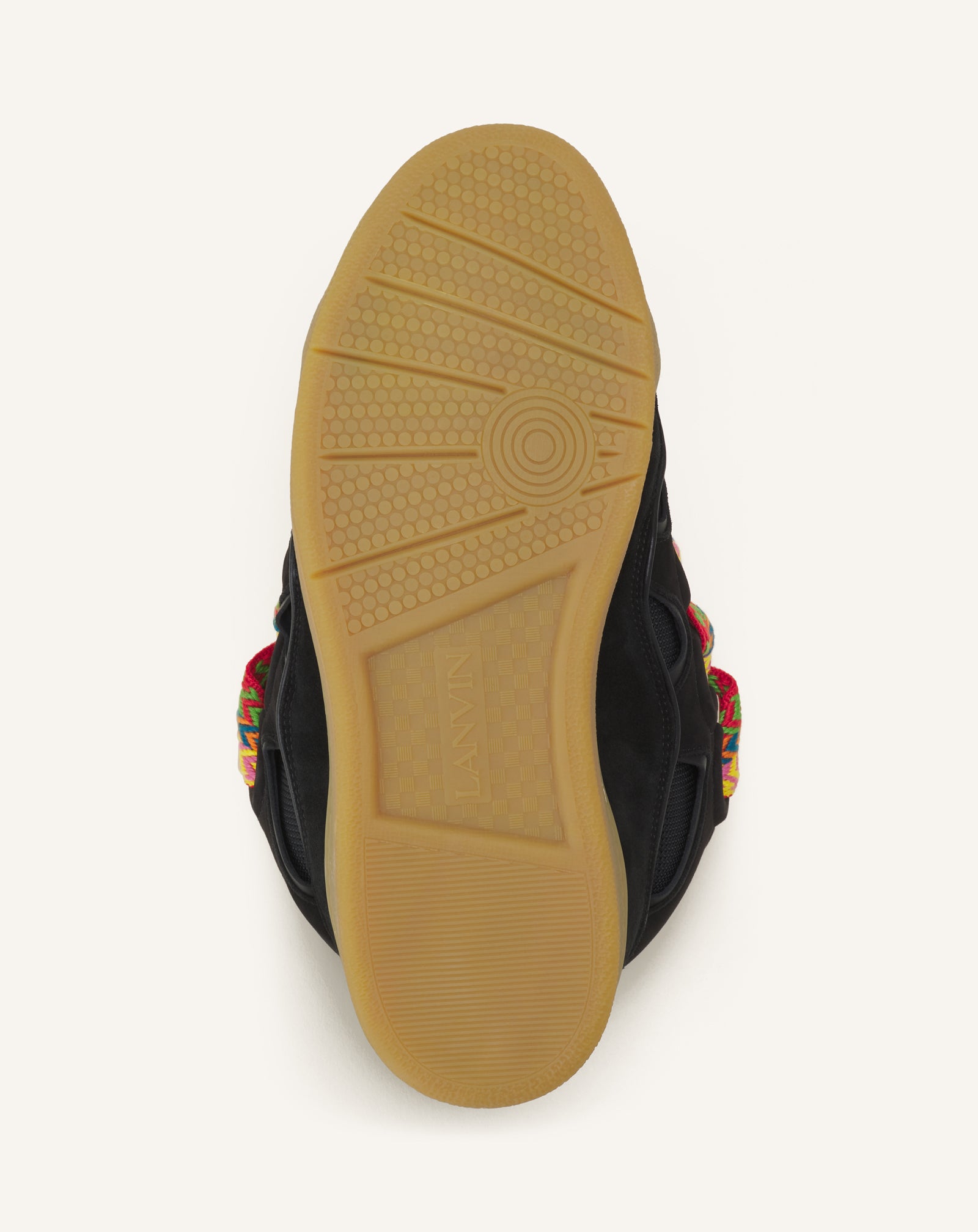 LEATHER CURB SNEAKERS