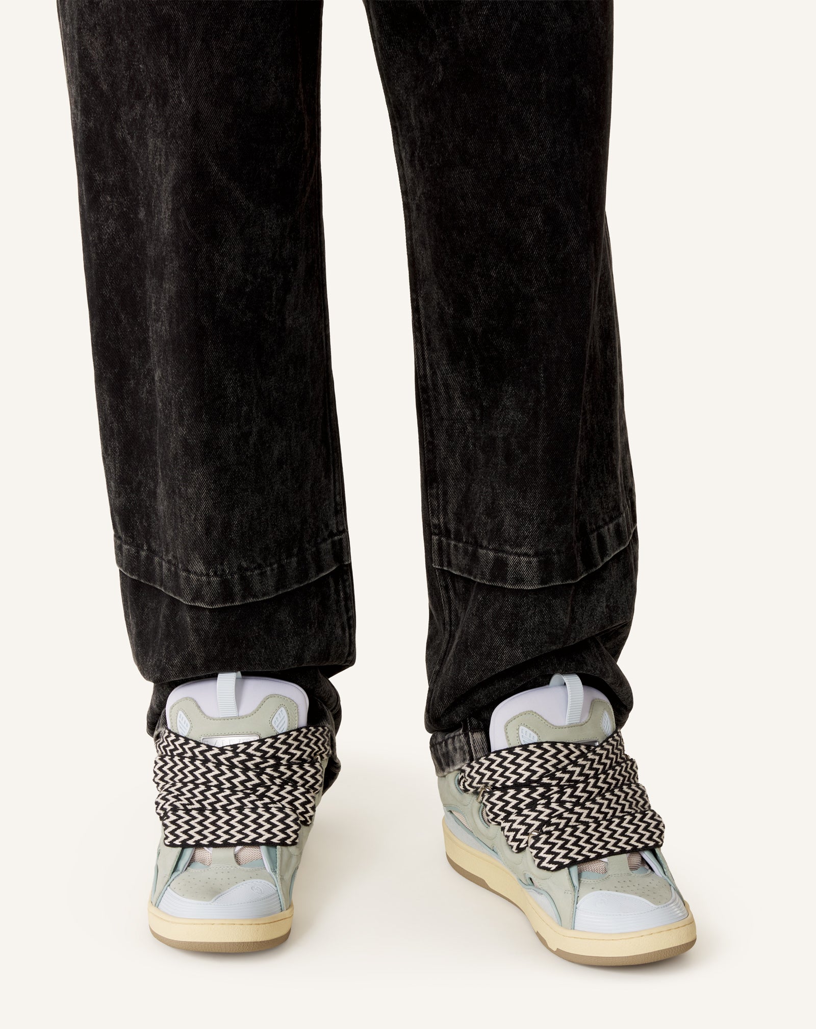 ランバン　LEATHER CURB SNEAKER サイズ41 Leather Curb Sneakers | Lanvin