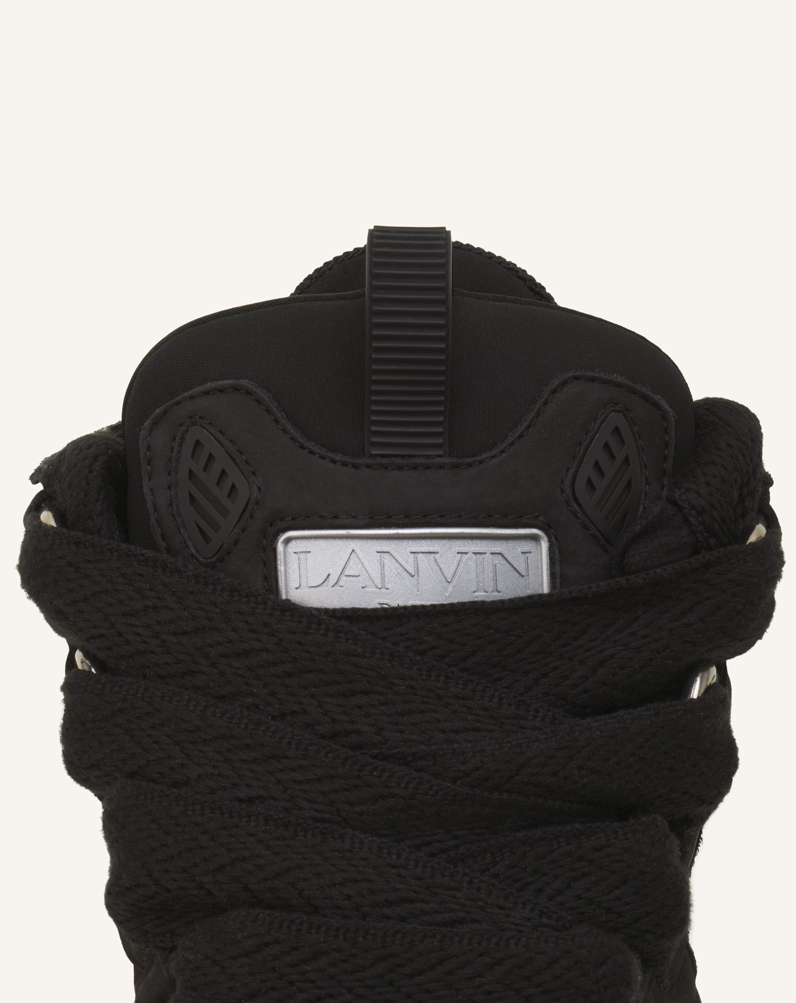 LEATHER CURB SNEAKERS