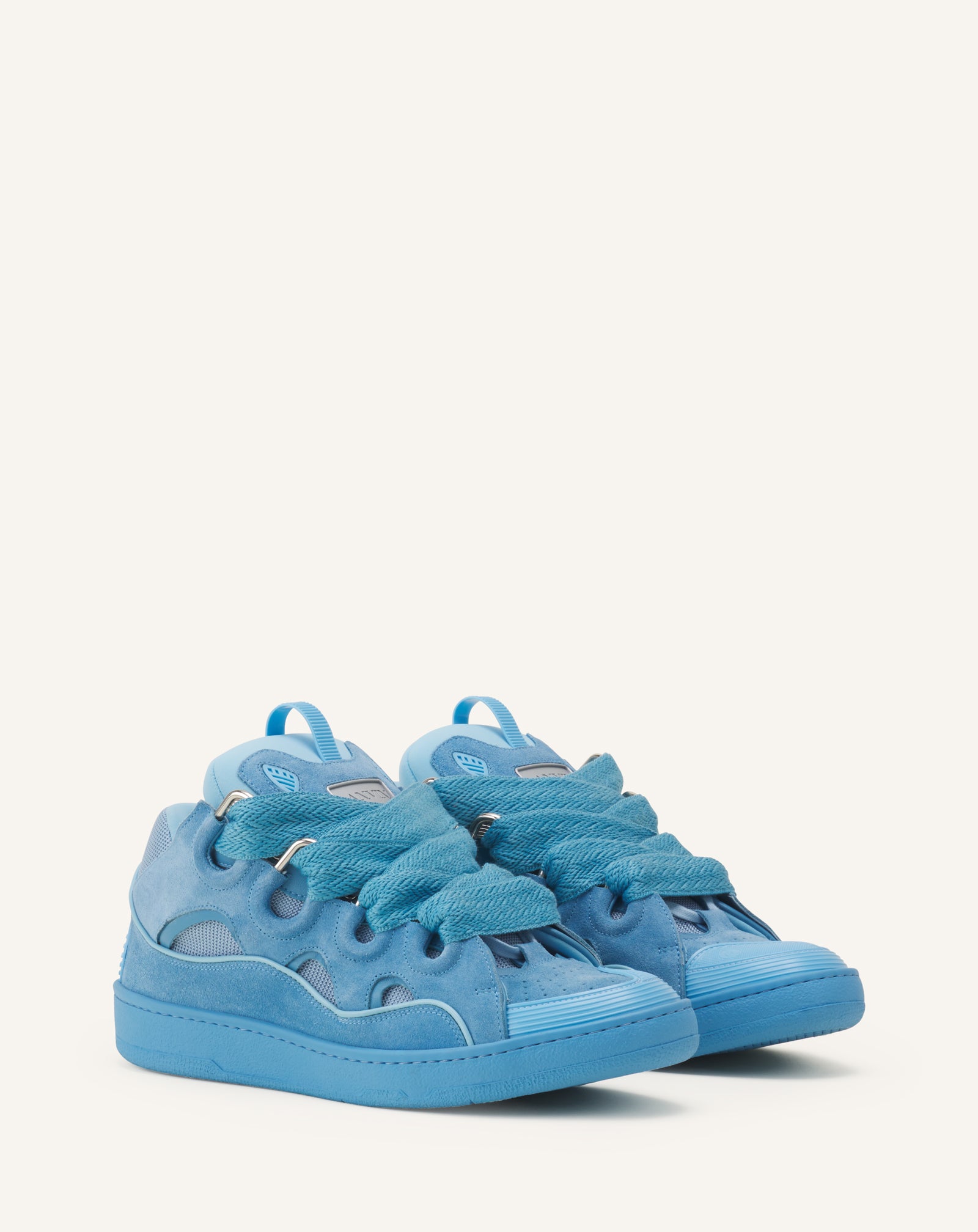 CURB MONOCHROME SUEDE SNEAKERS