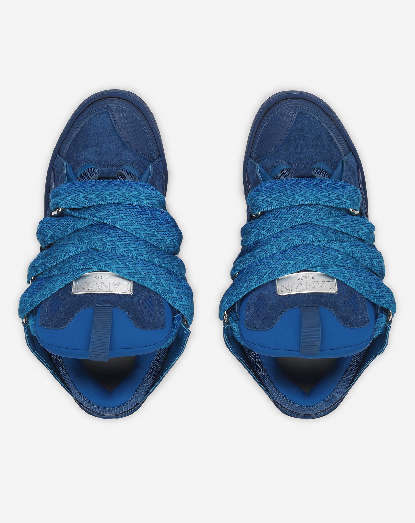 LEATHER CURB SNEAKERS