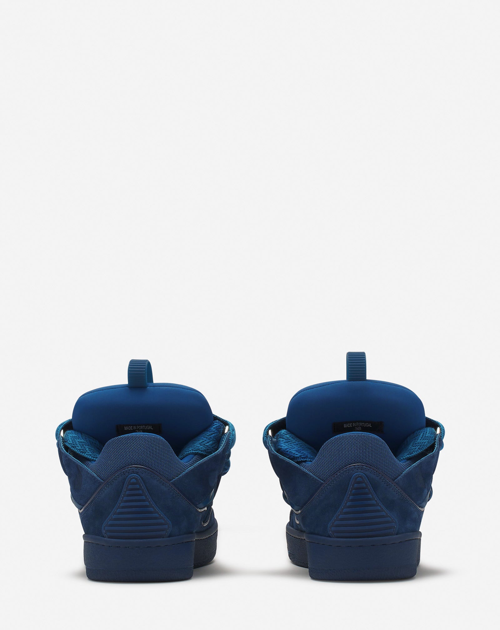LEATHER CURB SNEAKERS