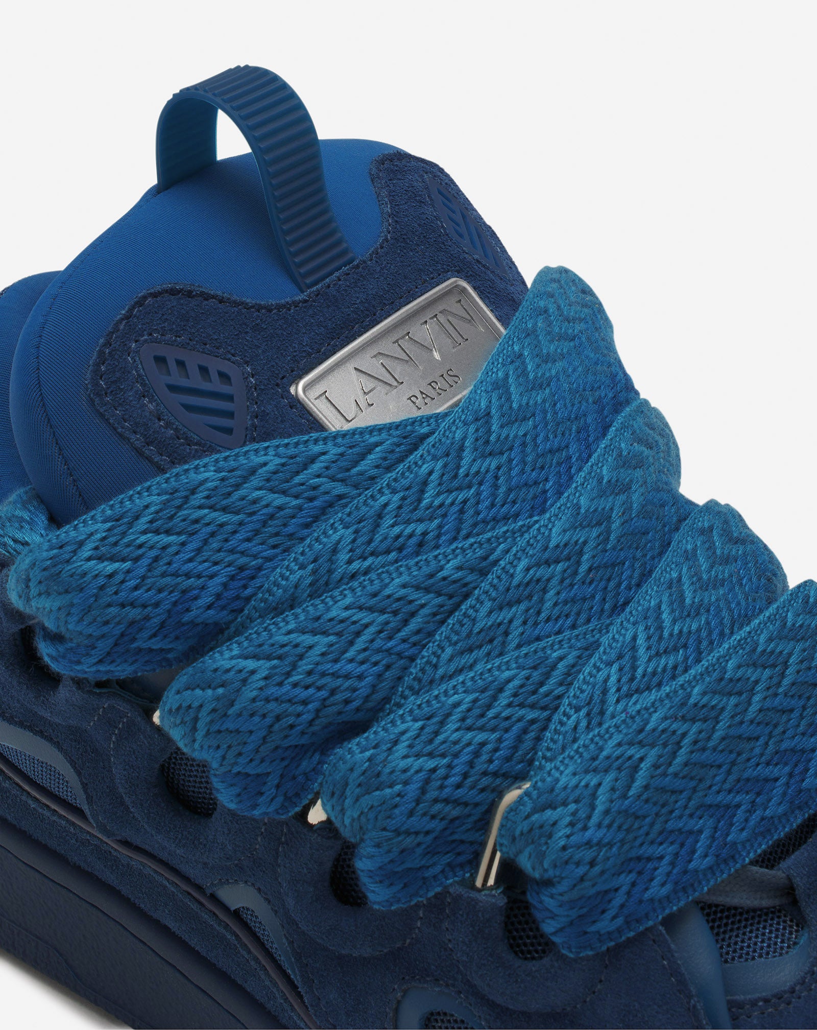 LEATHER CURB SNEAKERS