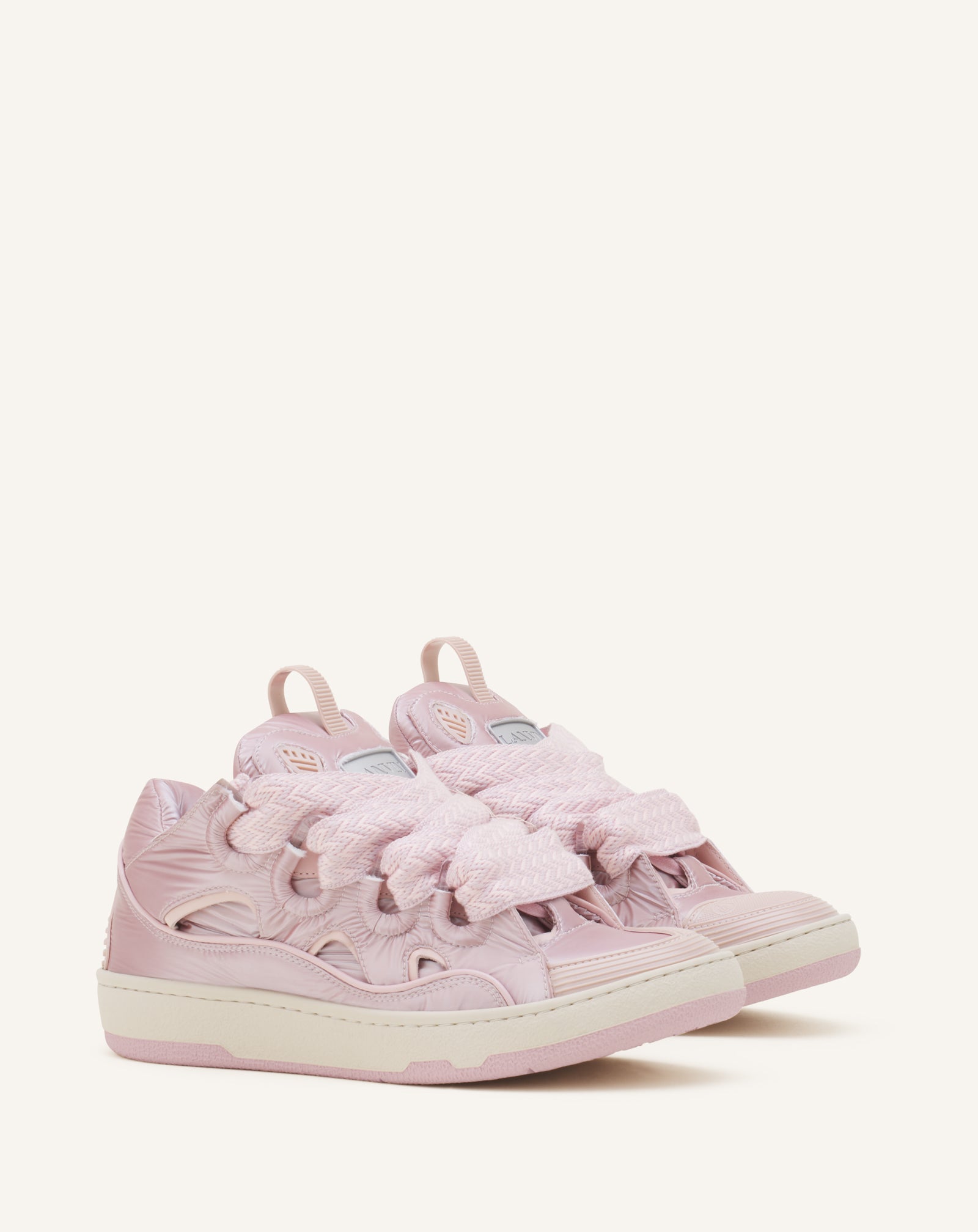 PINK CURB SNEAKERS IN NYLON