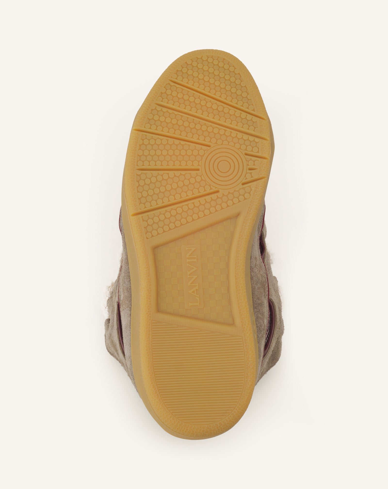 CURB SUEDE SNEAKERS WITH MESH LACES