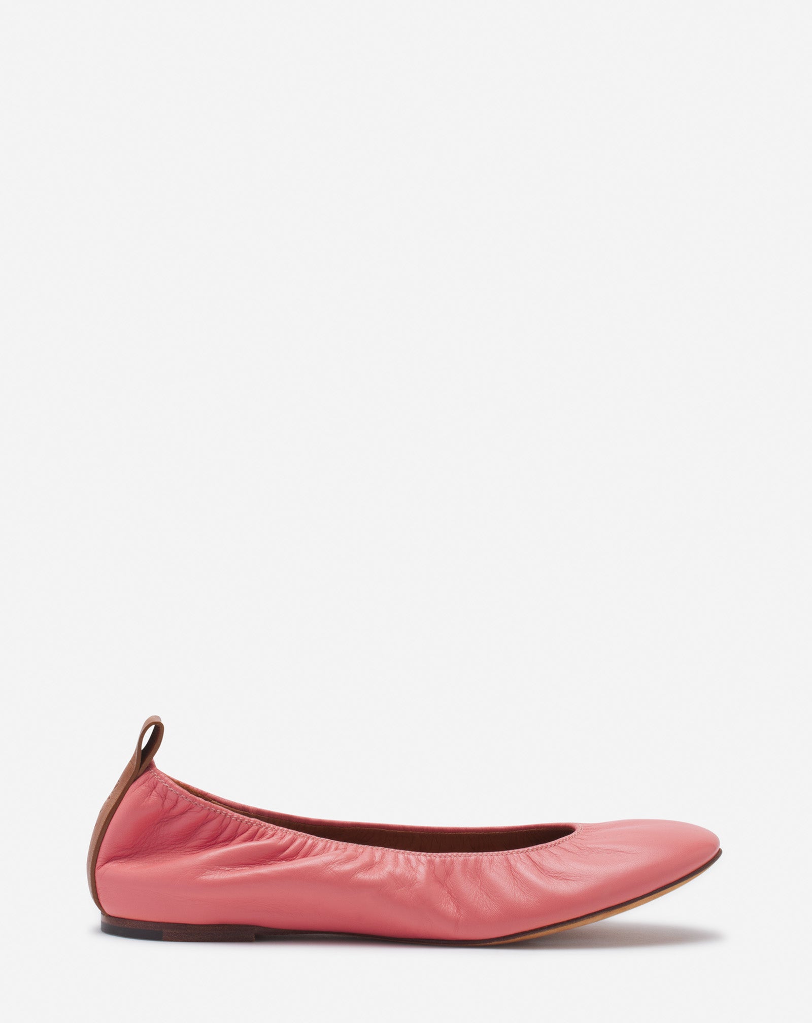 THE LEATHER BALLERINA FLAT