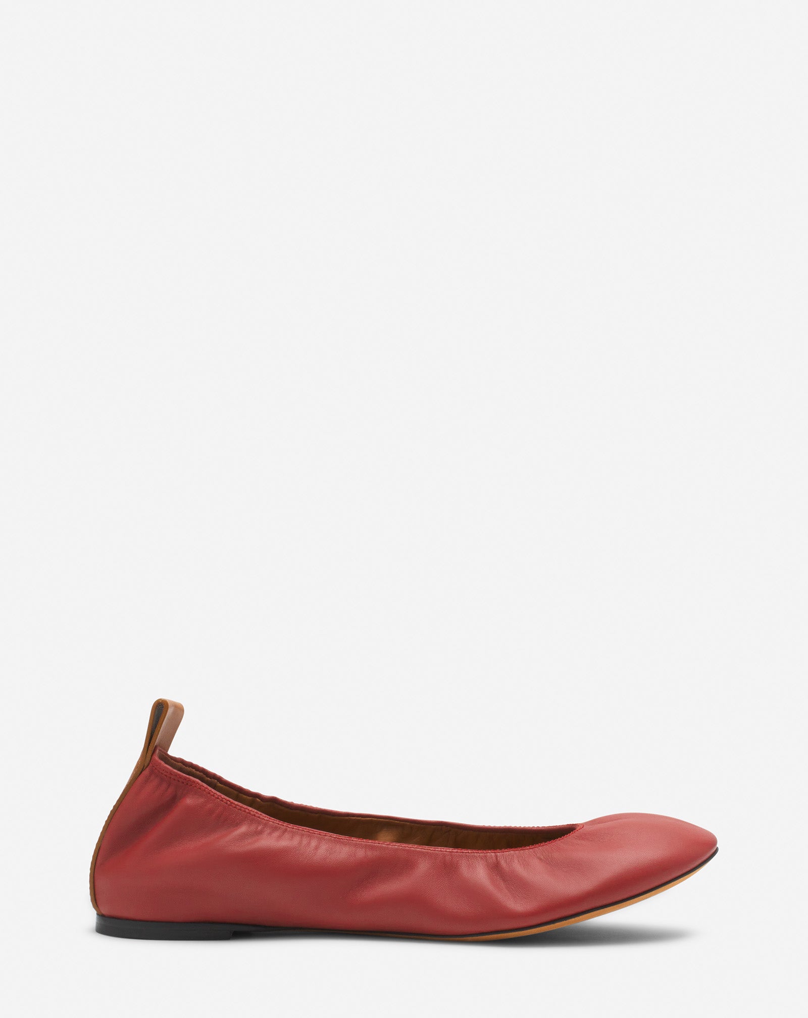 THE LEATHER BALLERINA FLAT FW-BAMB02-NAPA-P2498135