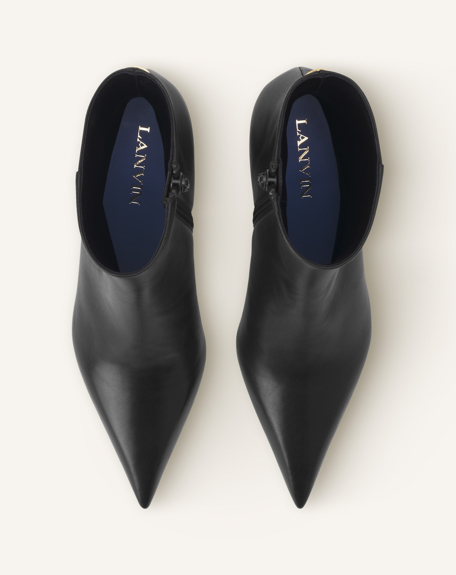 MIDNIGHT STEP LEATHER ANKLE BOOT