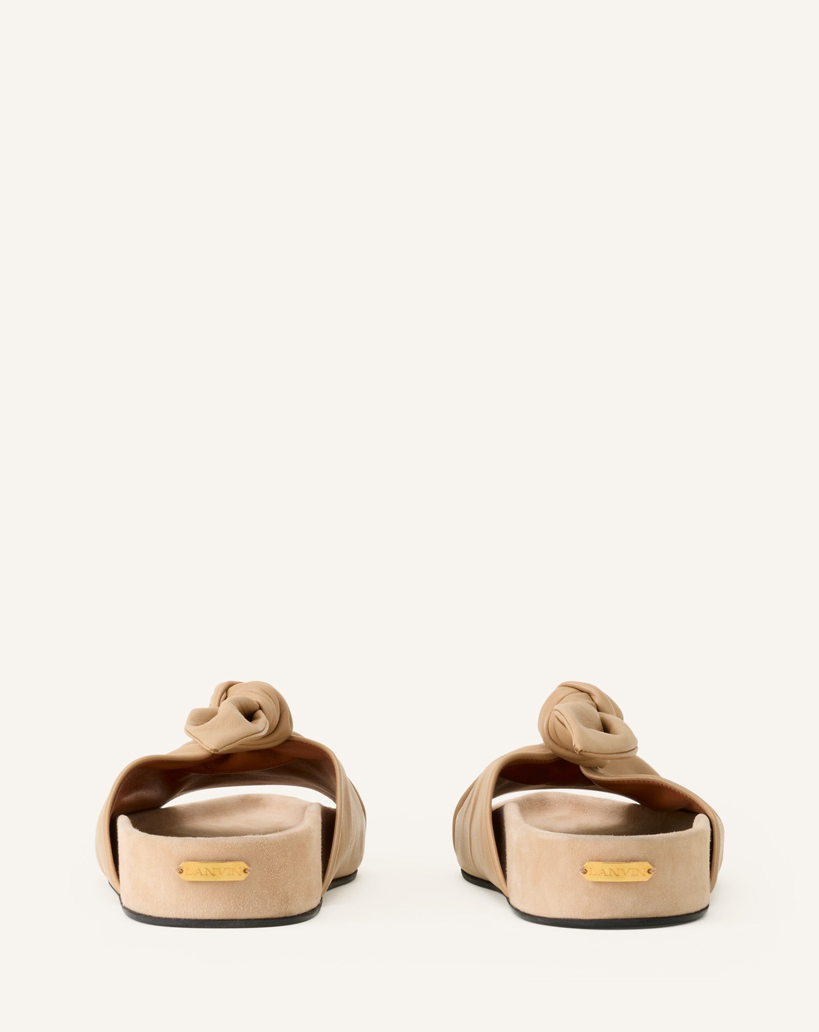 COCOON FLAT LEATHER MULE