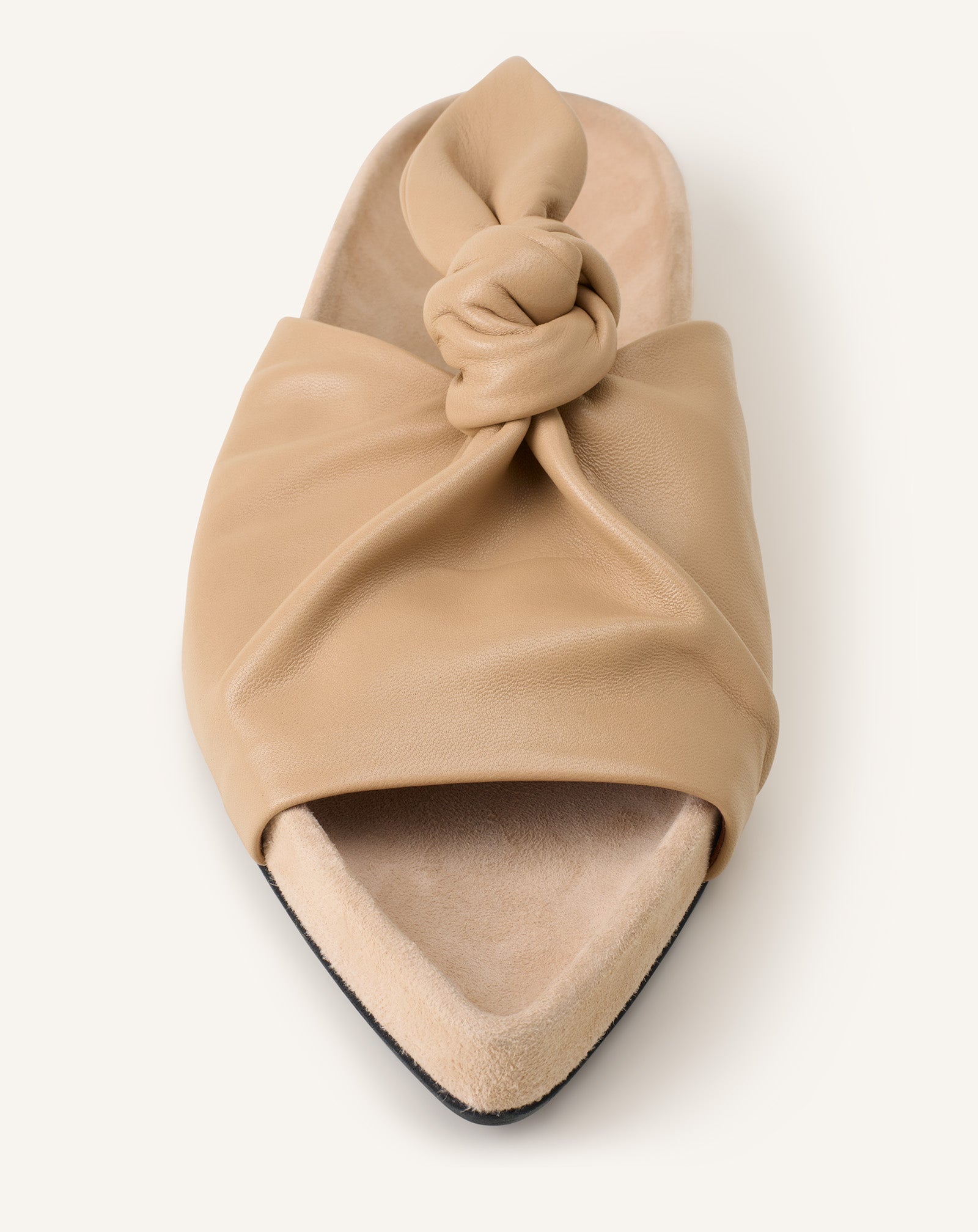 COCOON FLAT LEATHER MULE