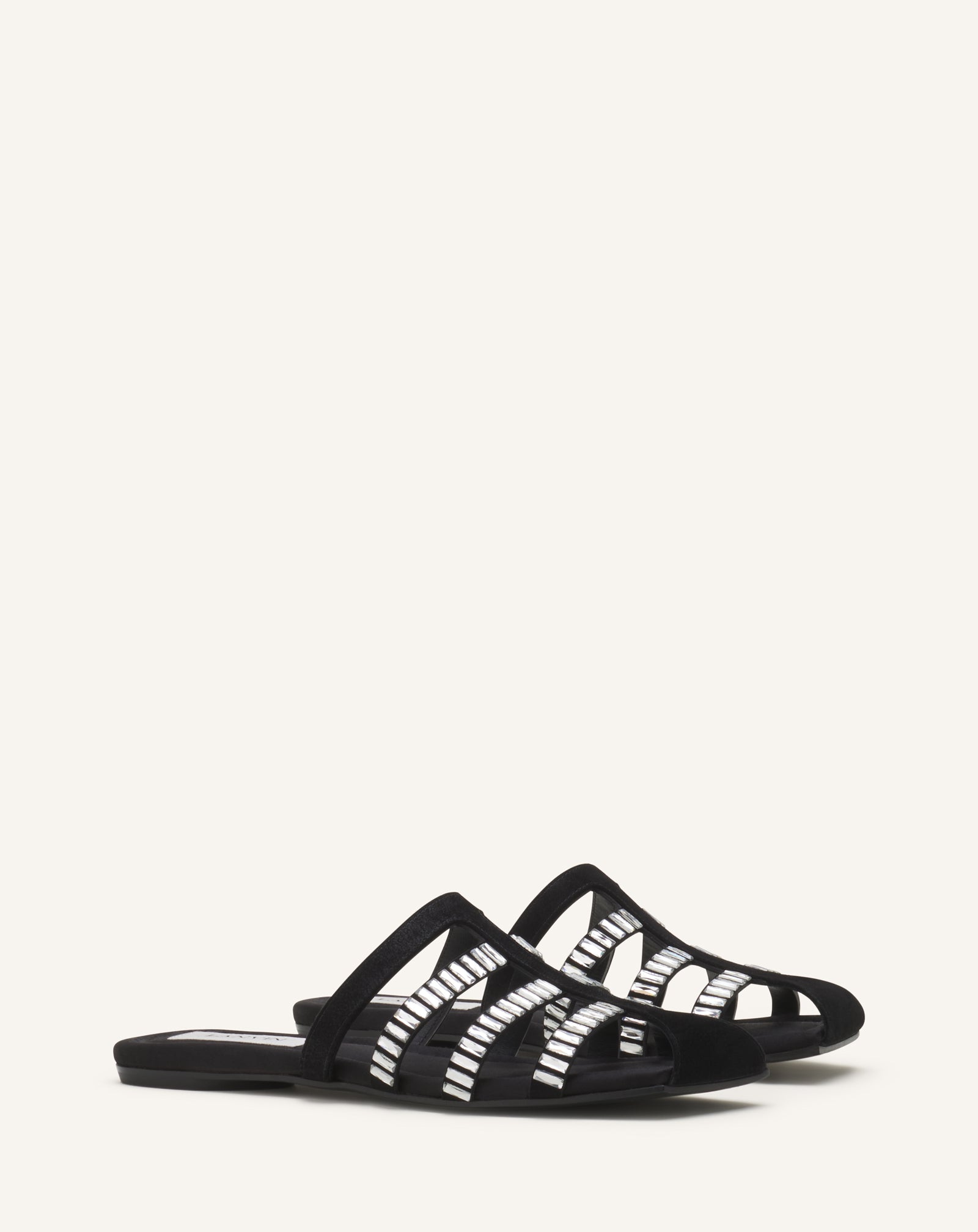 BLACK CELESTE SANDALS