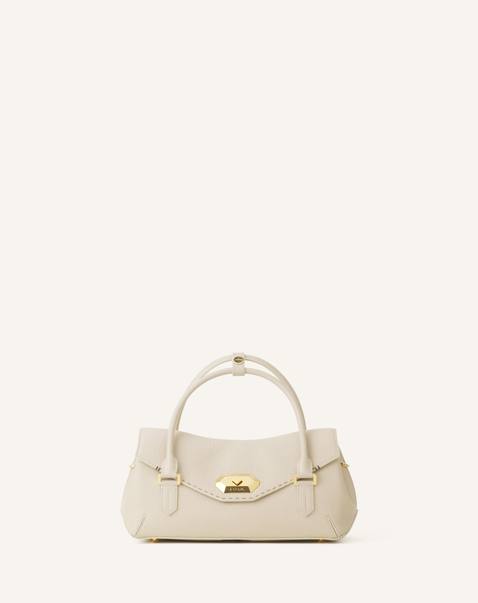 WHITE LE CONFIDENT BY LANVIN 26 LEATHER BAG