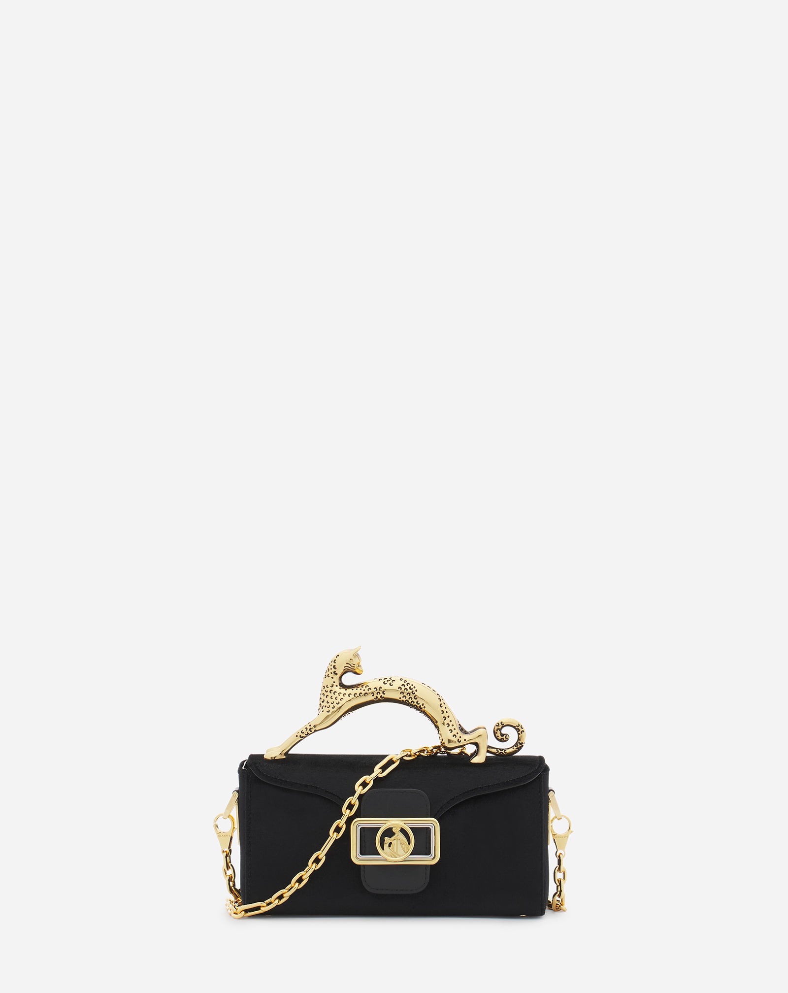 NANO PENCIL CAT BAG IN VELVET
