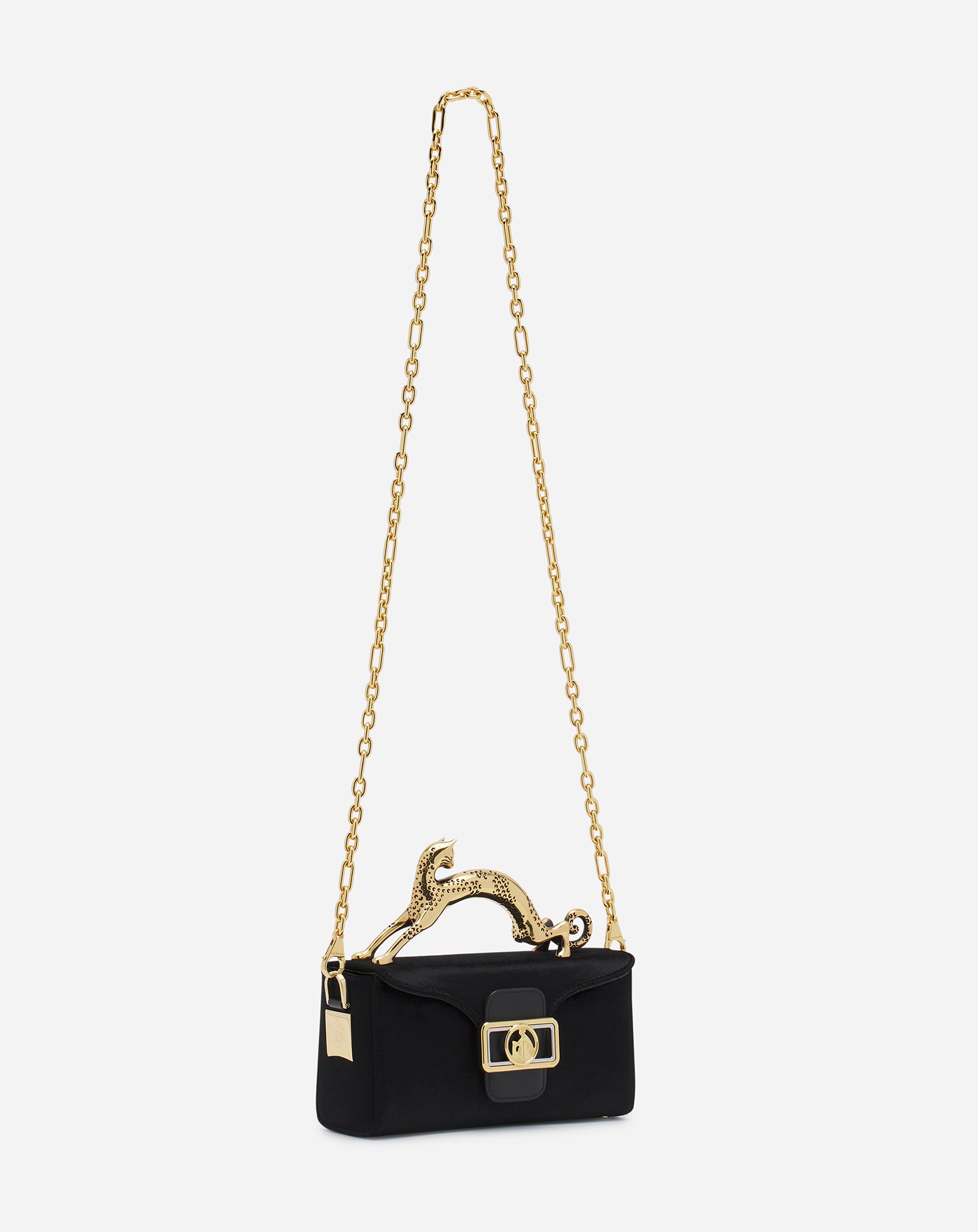 NANO PENCIL CAT BAG IN VELVET