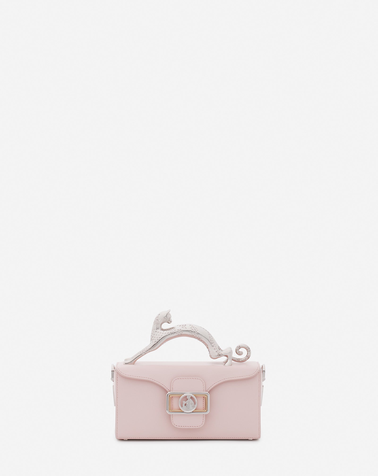 PENCIL CAT NANO BAG IN LEATHER