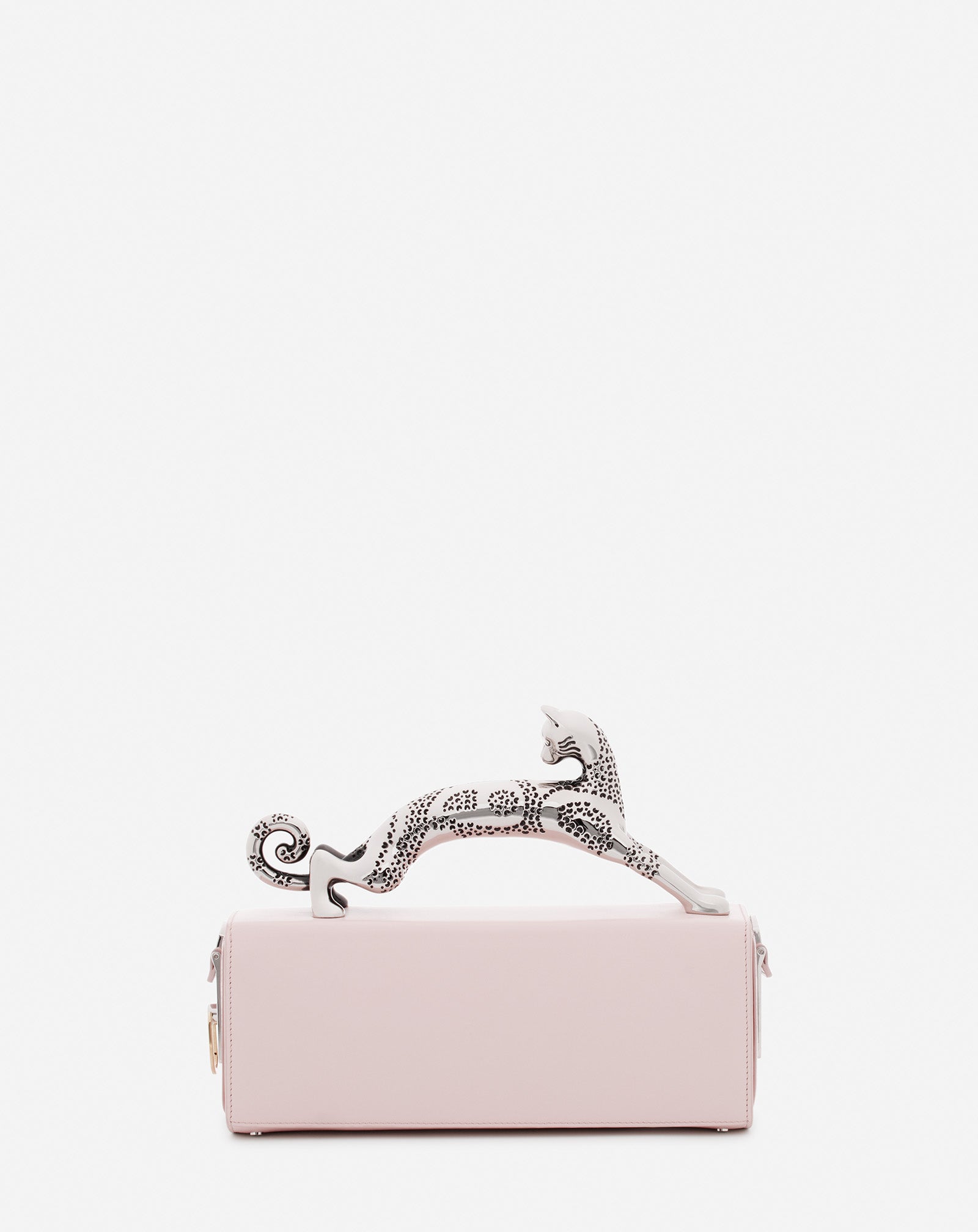 MEDIUM LEATHER PENCIL CAT BAG