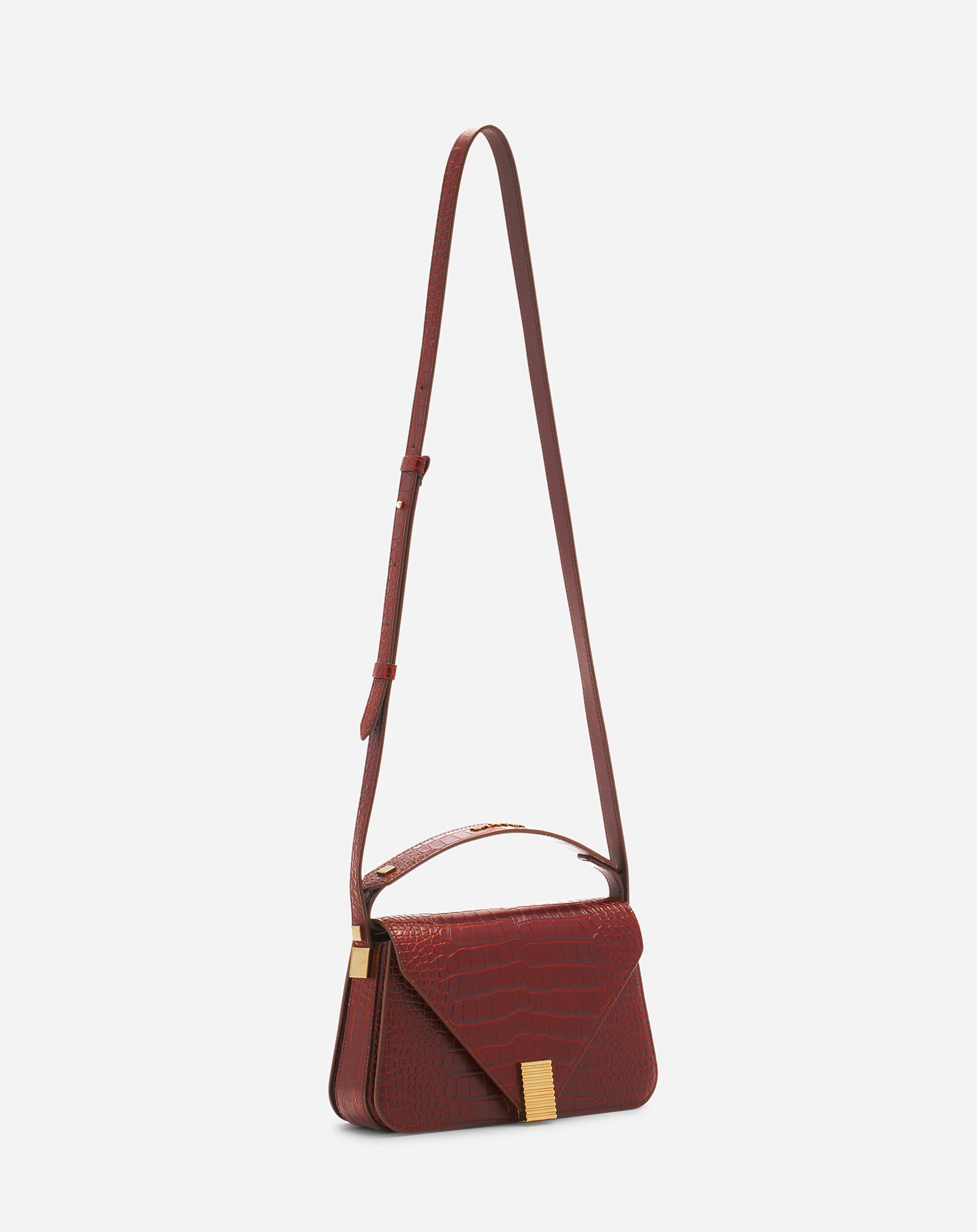 CONCERTO ARPÈGE BAG IN CROCODILE-EFFECT LEATHER