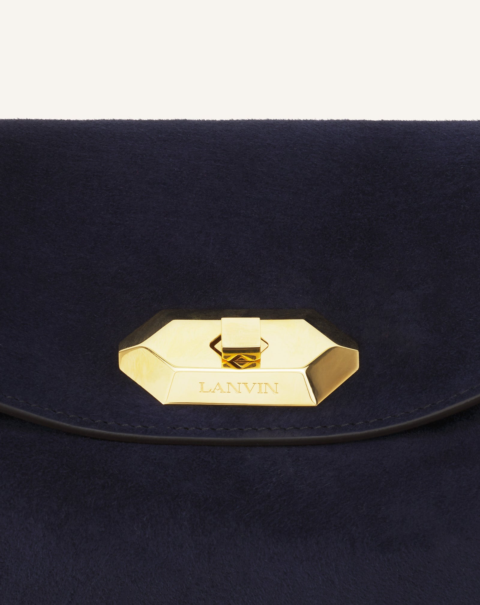 COMPAGNON ASYMMETRICAL BAG IN SUEDE