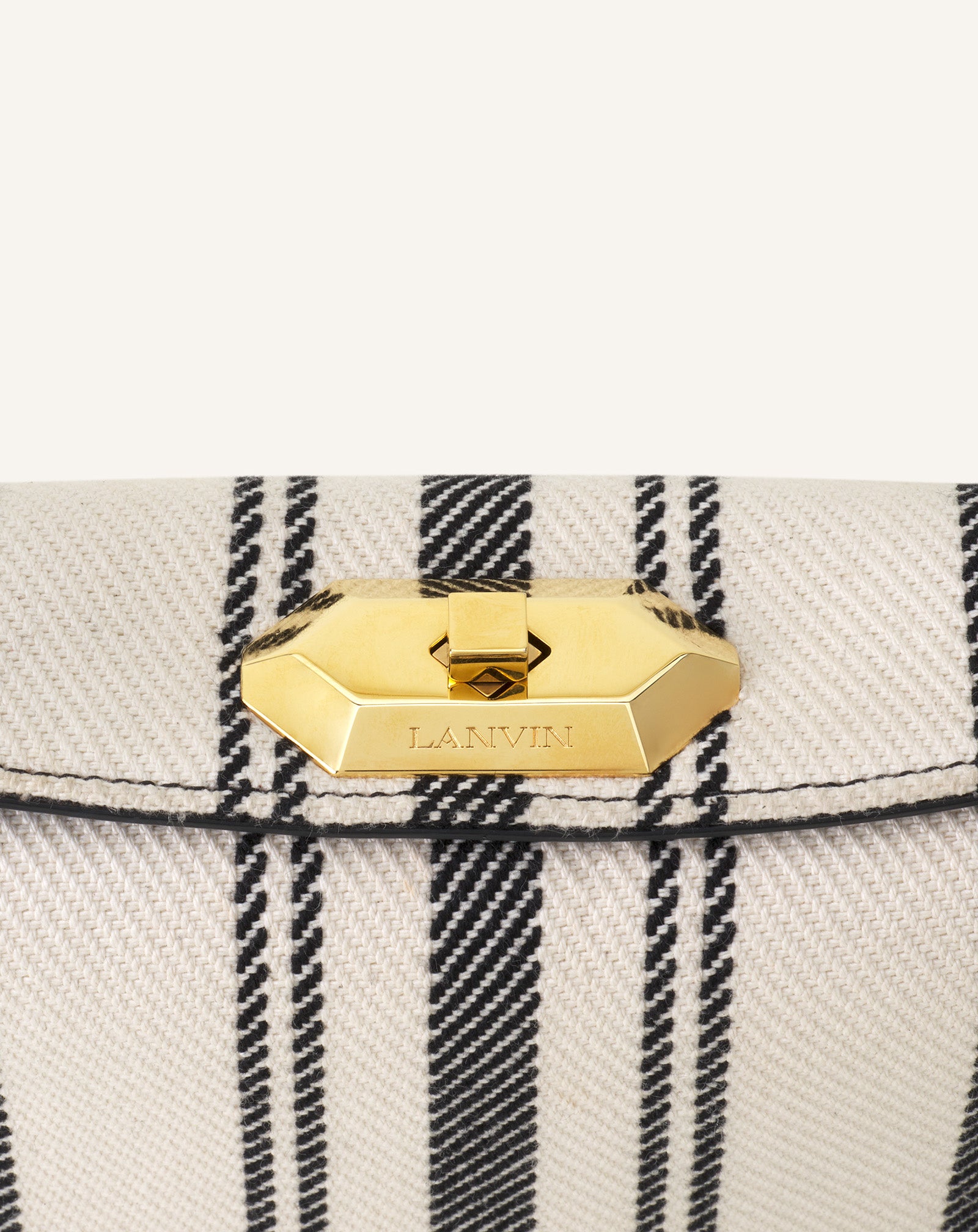 COMPAGNON 20 BAG IN STRIPED CANVAS