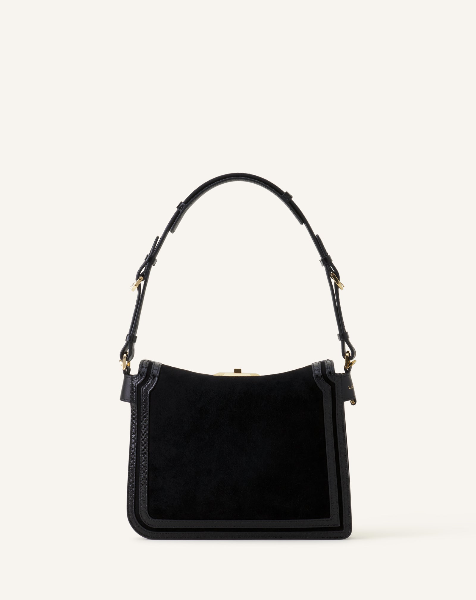 COMPAGNON SMALL ASYMMETRICAL BAG WITH A PYTHON FINISH