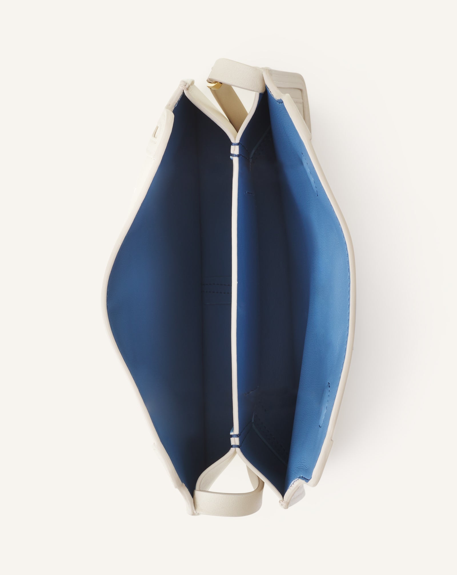 WHITE COMPAGNON 16 LEATHER BAG