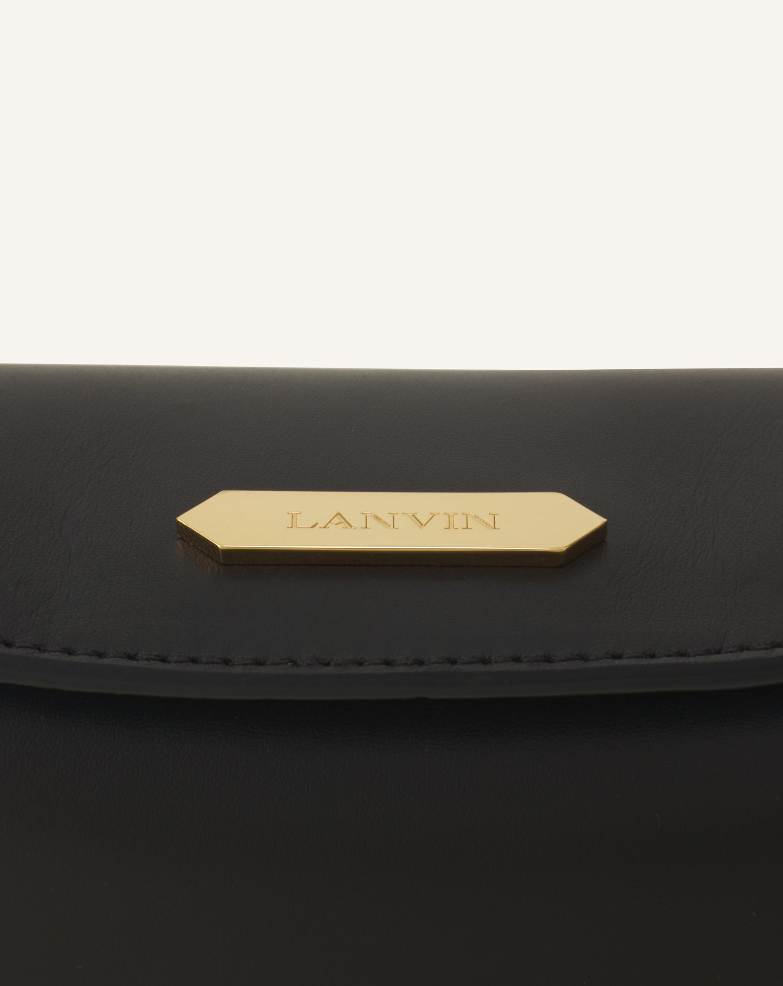 BLACK COMPAGNON 16 LEATHER BAG