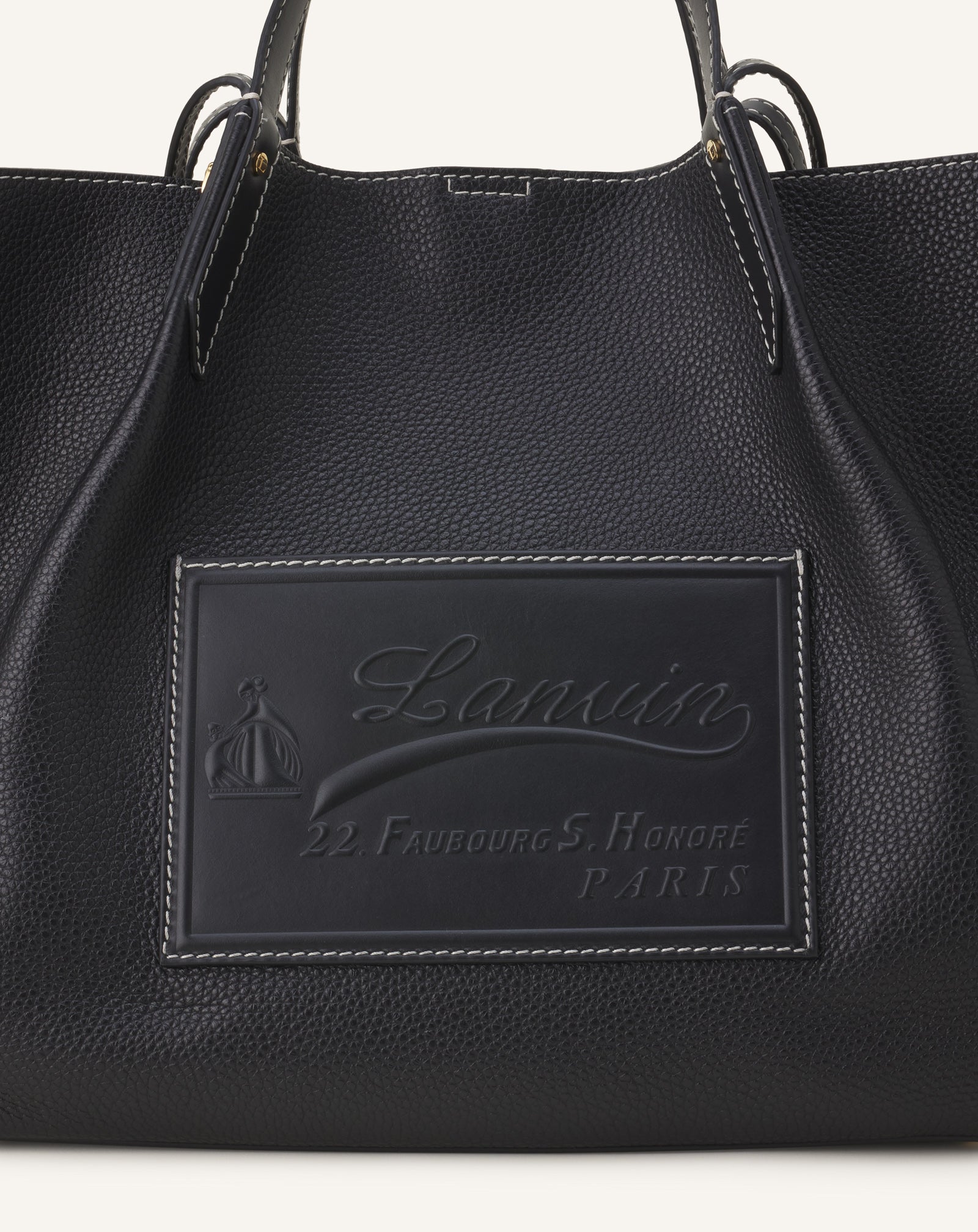 BLACK CATCH BY LANVIN TOTE BAG