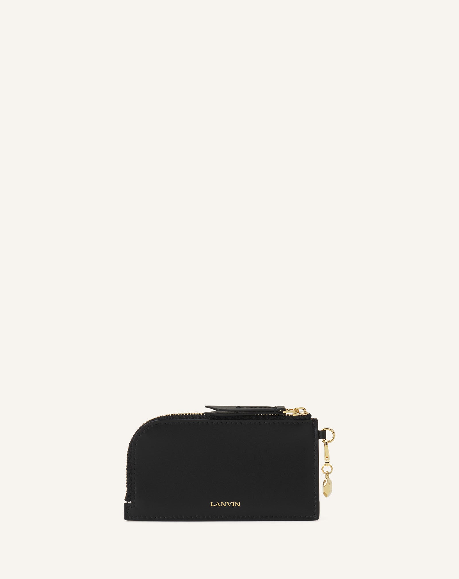BLACK CATCH BY LANVIN LEATHER CARDHOLDER