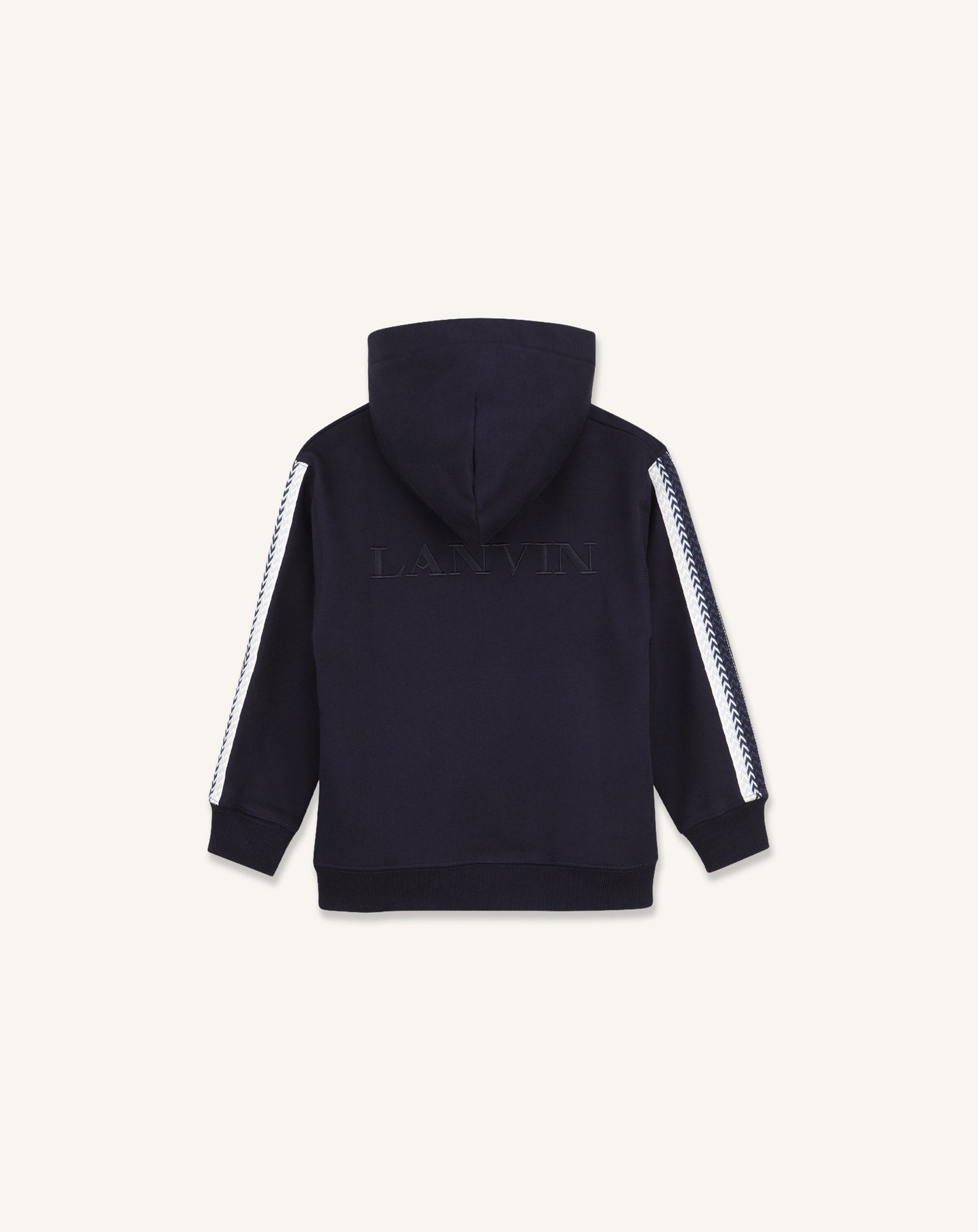 BLACK ZIP-UP HOODIE