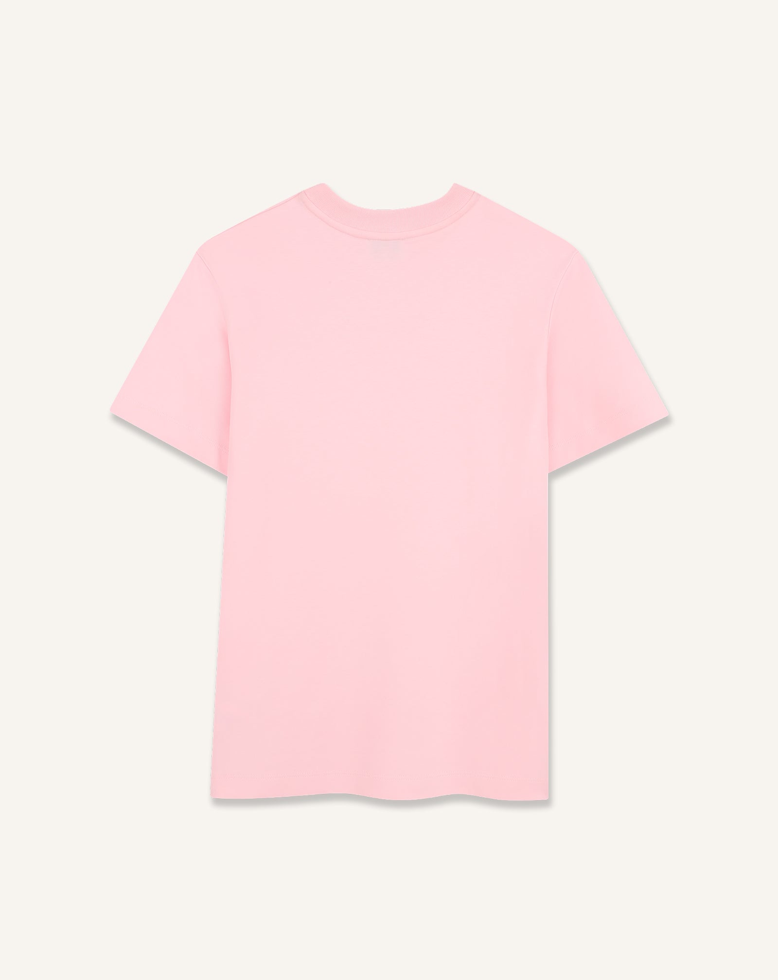 PINK SHORT SLEEVE T-SHIRT DRESS IN COTTON