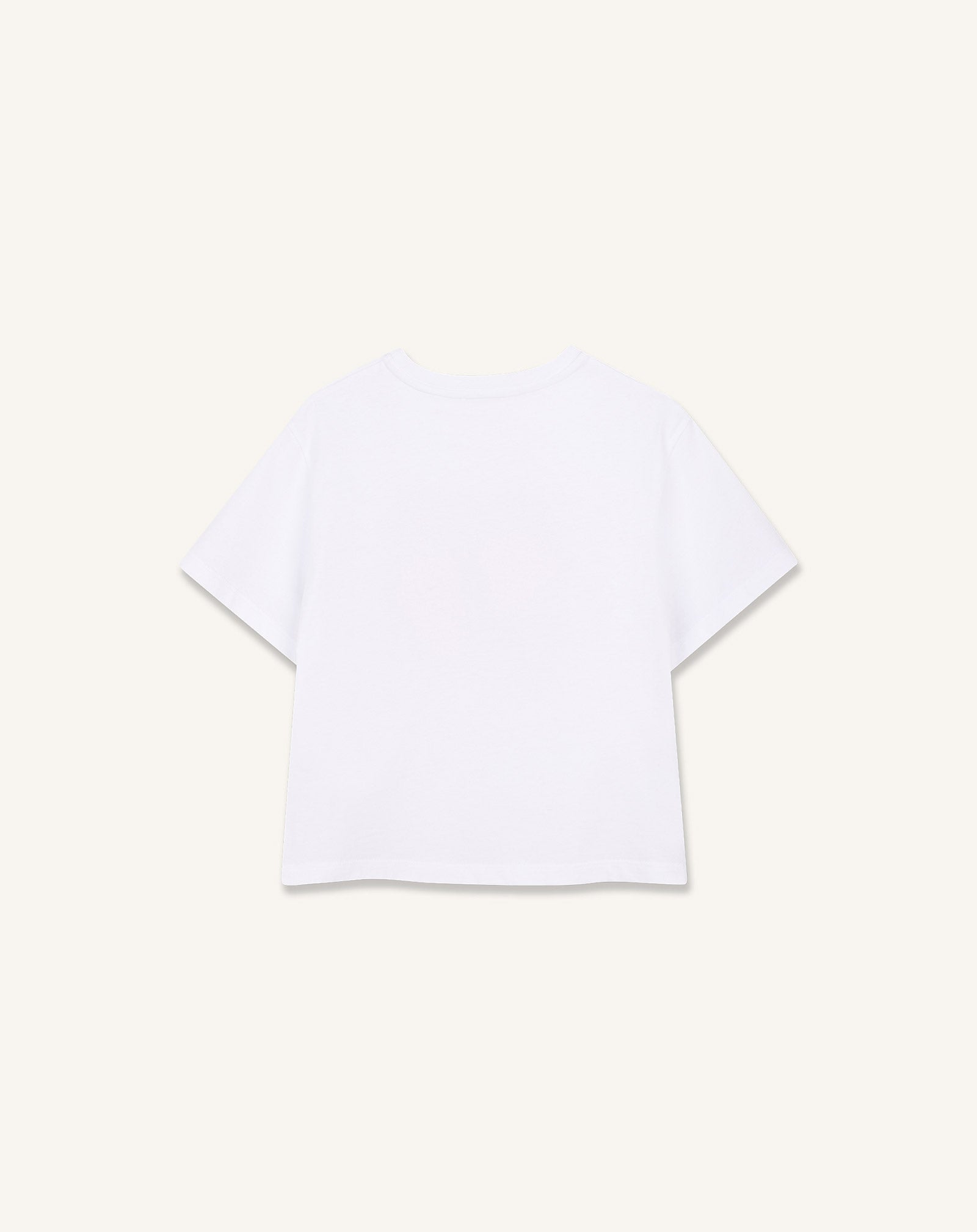 WHITE SHORT-SLEEVED T-SHIRT