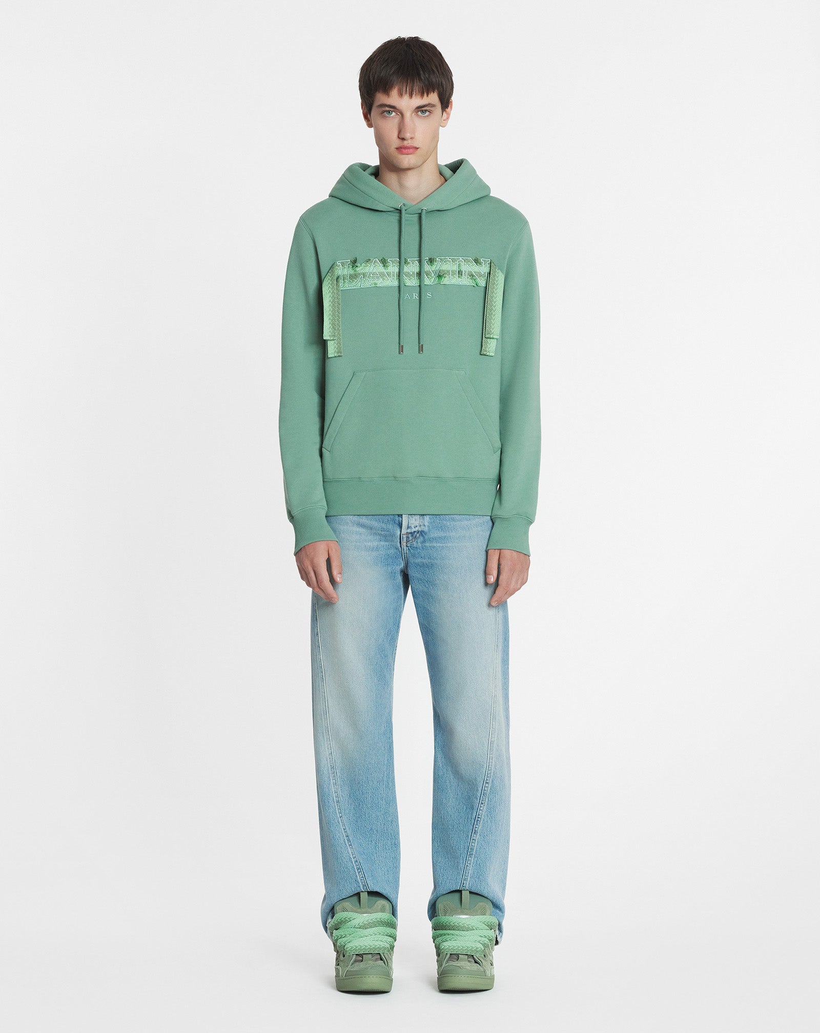 LANVIN CURB LACE HOODIE