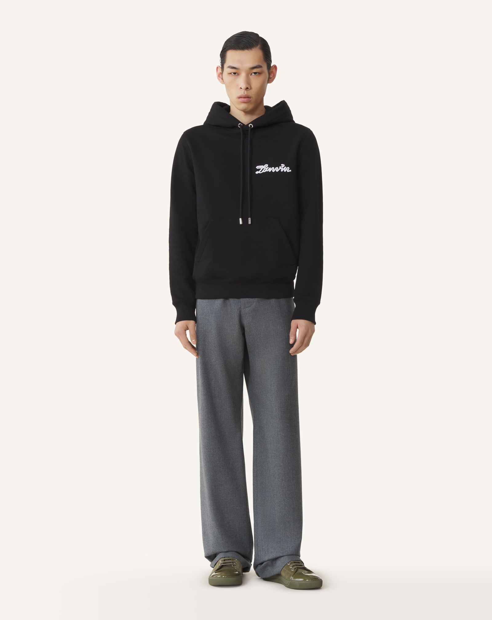 LANVIN RIBBON HOODIE IN COTTON