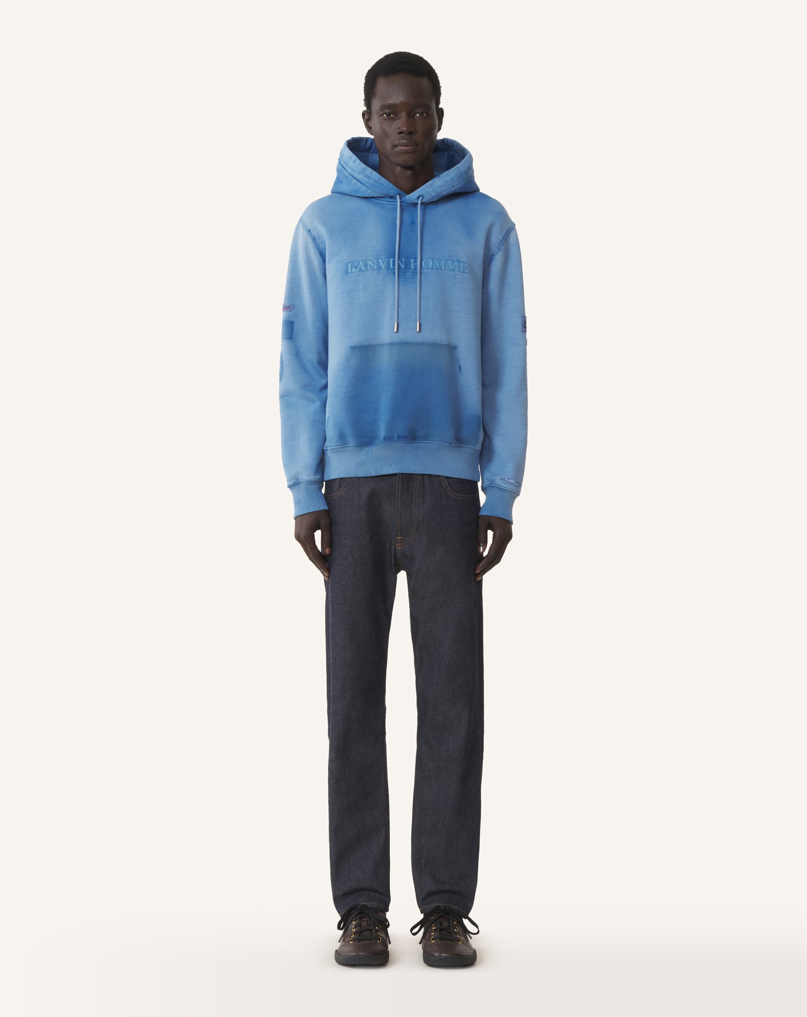 CENTENARY WORN EFFECT HOODIE
