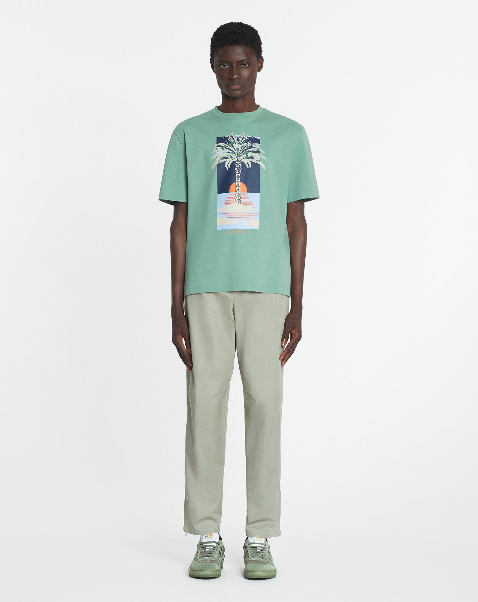 COTTON BIKER PANTS