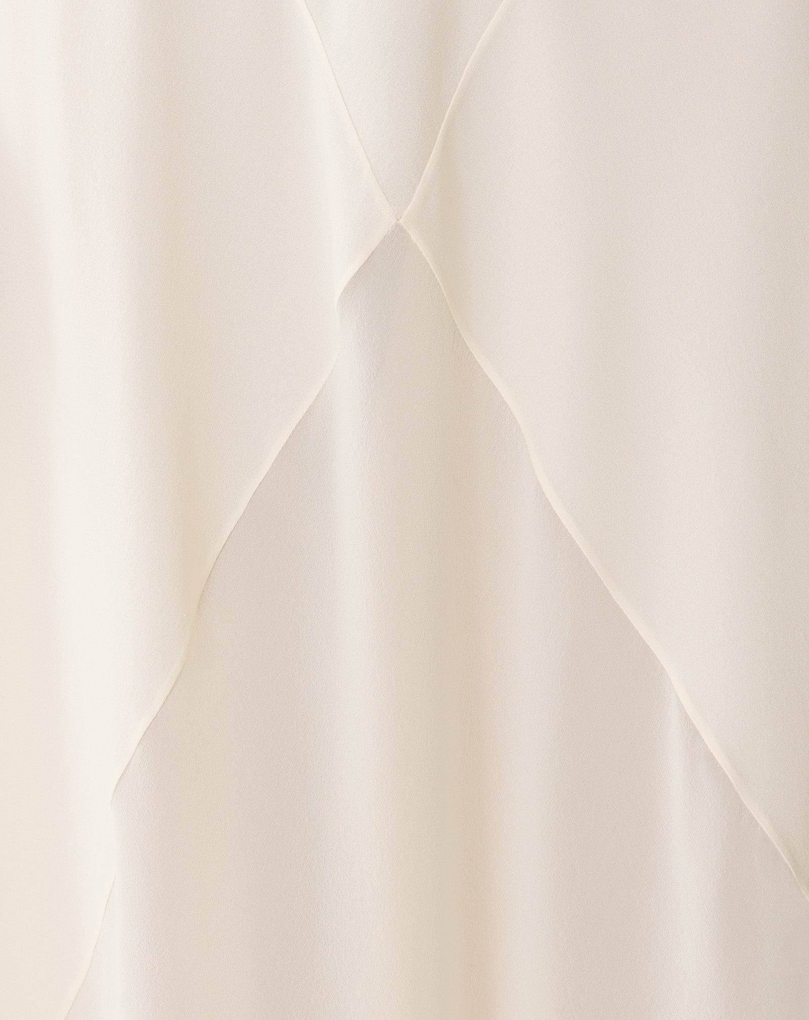 WHITE LONG DRESS IN SILK GEORGETTE