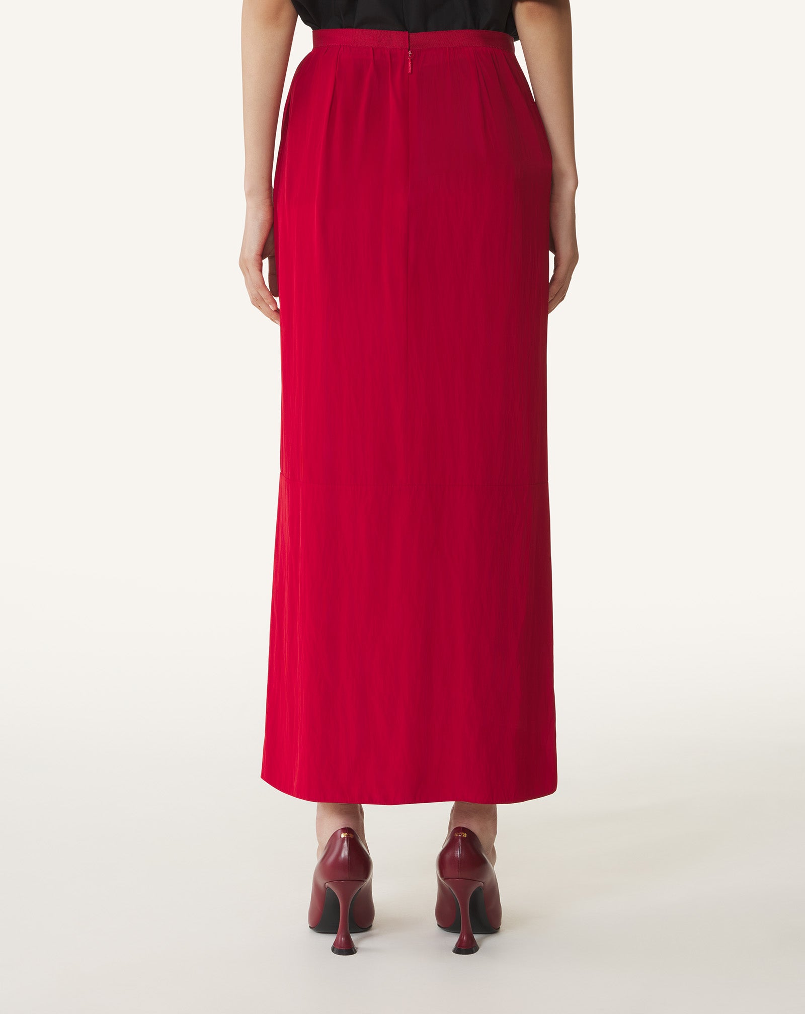 MIDI SKIRT IN CHARMEUSE