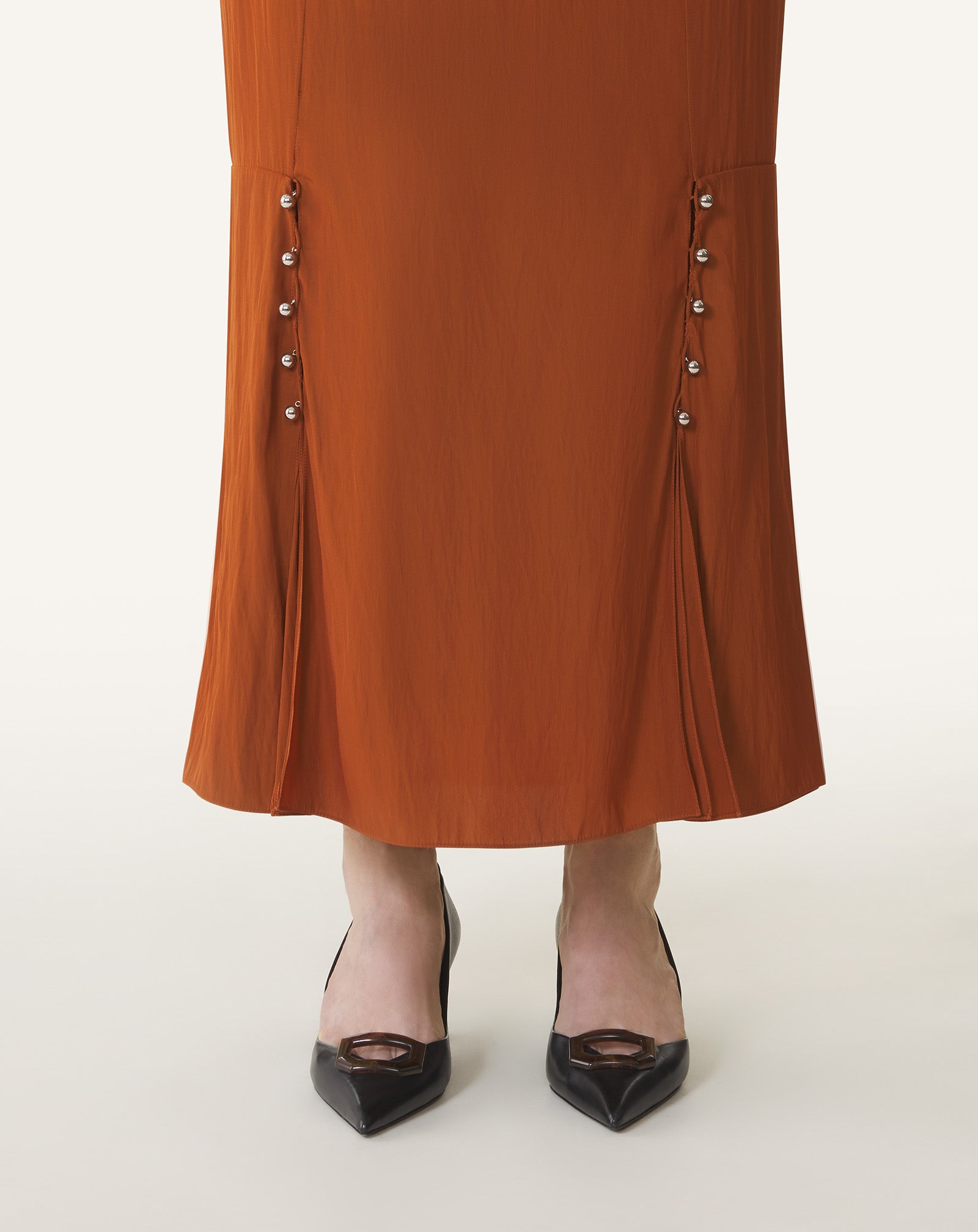 MIDI SKIRT IN CHARMEUSE