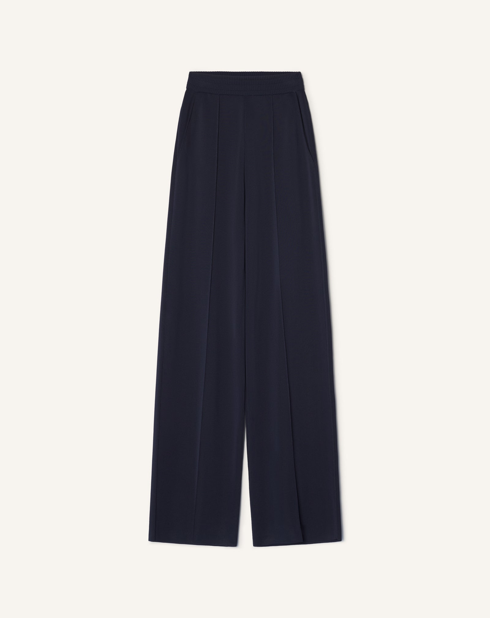 VISCOSE WIDE-LEG PANTS