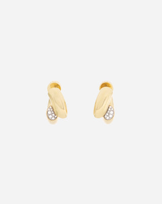 SEQUENCE BY LANVIN RHINESTONE EARRINGS