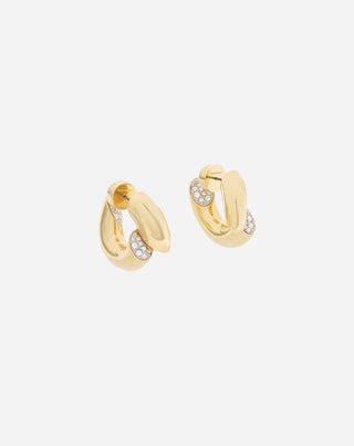 SEQUENCE BY LANVIN RHINESTONE EARRINGS