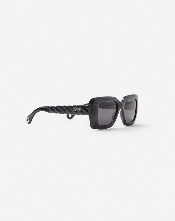 TWIST SUNGLASSES, DARK GREY